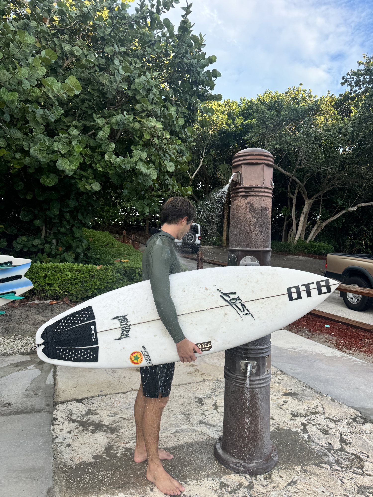 dalen with an out the back surfboard